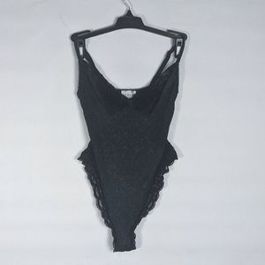 Vintage Arianne lingerie thong cut teddy bodysuit